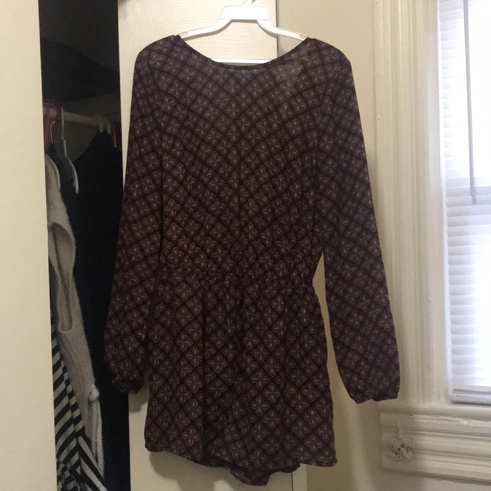 Long sleeve romper